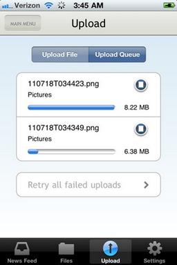 Syncplicity 2.4.2 для iPhone и iPad — доступ к файлам отовсюду