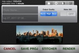 Panoramatic 360 5.0.2 дает возможность создавать панорамы на iPhone