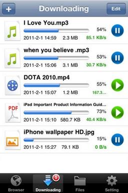 Perfect Downloader 3.0 — универсальный менеджер загрузок для iOS