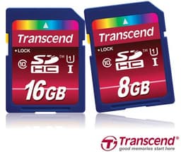 Карта памяти Transcend SDHC Class 10 UHS-I развивает скорость передачи данных 85 МБ/с