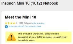 Dell сняла с производства нетбуки линейки Inspiron Mini