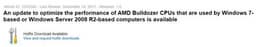 Обновление Windows повышает производительность процессоров AMD FX (Bulldozer)