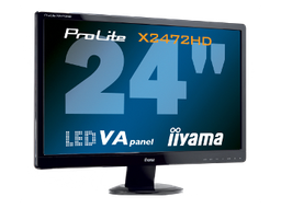 Первый дисплей iiyama с матрицей типа VA и светодиодной подсветкой: X2472HD