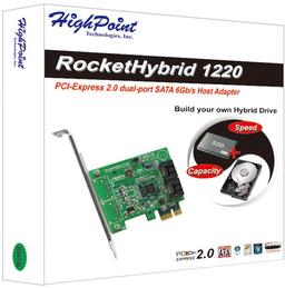 Адаптеры HighPoint RocketHybrid объединяют SSD и HDD в виртуальные гибридные накопители