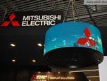 Компания Mitsubishi показала цилиндрический дисплей OLED диаметром почти 2 м