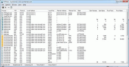 TCPView v.3.05 - утилита для просмотра подробной информации по активным TCP/UDP-соединениям