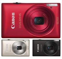 Габариты компактной камеры Canon IXUS 220 HS равны 92 x 56 x 20 мм