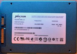Micron использует в SSD флэш-память типа NAND, изготовленную по нормам 25 нм