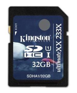 Kingston анонсирует карты памяти SDHC UHS-I UltimateXX