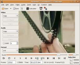Avidemux v.2.6.5 - программа для быстрого редактирования видео