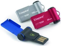 Kingston оснастила «флэшки» DataTraveler 108 откидной крышкой