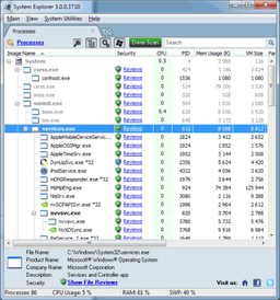 System Explorer v.3.0.6 - бесплатная утилита для просмотра детальной информации о системе