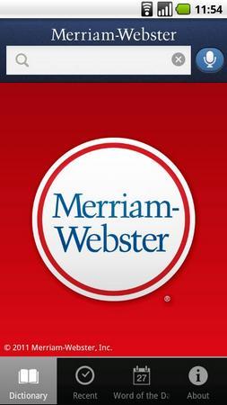 Dictionary - Merriam-Webster 1.3 для Android — один из самых популярных словарей