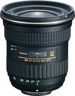 Объектив Tokina SD 17-35mm F4 AT-X PRO FX предназначен для полнокадровых камер