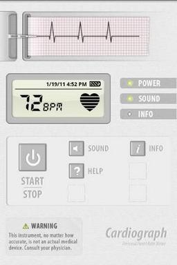 Cardiograph 2.6 измеряет пульс при помощи камеры смартфона