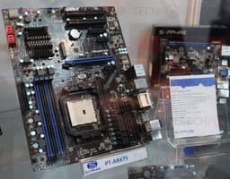 Материнская плата Sapphire Pure Platinum A75 для APU Llano оснащена разъемом mSATA