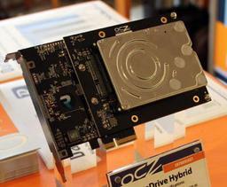 Объем флэш-памяти гибридного накопителя OCZ RevoDrive Hybrid составляет 60 или 120 ГБ