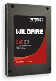 Твердотельные накопители Patriot Wildfire развивают скорость чтения до 555 МБ/с