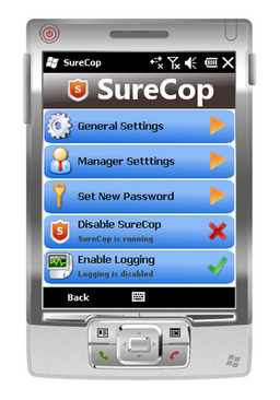 SureCop 1.2.0.5 для Windows Mobile защищает данные в случае кражи смартфона