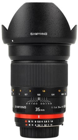 В Европе начались продажи объектива Samyang 35mm 1:1.4 AS UMC
