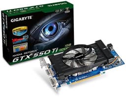 Охлаждение разогнанной 3D-карты GIGABYTE GV-N550OC-1GI поручено 100-миллиметровому вентилятору