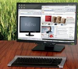 Fujitsu привезла на CeBIT первый в мире беспроводной монитор