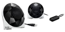 Компоненты акустической системы Hercules XPS DIAMOND 2.0 usb имеют форму бриллиантов