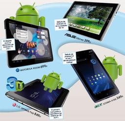 Стали известны европейские цены планшетов Acer, ASUS, LG и Motorola