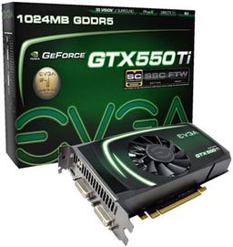 EVGA выпускает две разогнанные видеокарты на базе GeForce GTX 550 Ti