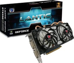 Lantic разгоняет графический процессор 3D-карты GTX550 Ti 1GB GDDR5 до 1040 МГц