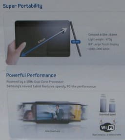 Планшетный компьютер Samsung Galaxy Tab 8.9: первые подробности