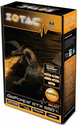 Zotac также разгоняет GPU GeForce GTX 550 Ti до 1000 МГц