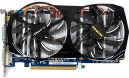Карта GIGABYTE GV-N56GOC-1GI имеет кулер с двумя 100-миллиметровыми вентиляторами