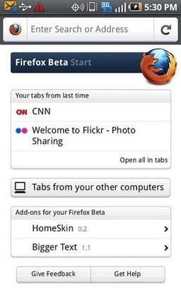 Вышел браузер Firefox 5.0 для Android с функцией защиты от слежения