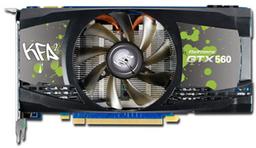 KFA<sup>2</sup> разгоняет 3D-карту GeForce GTX 560 EX OC 1GB 256bit в заводских условиях