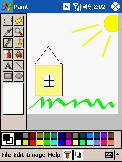PDAcraft Paint 1.2.0 — графический редактор для Windows Mobile