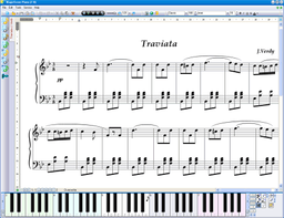 Бесплатное виртуальное пианино от MagicScore Music Software