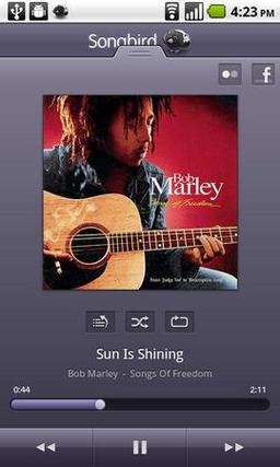 Songbird для Android 1.3 — плеер с поддержкой Facebook* и Flickr