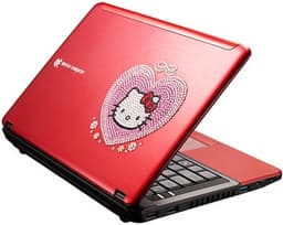 Ноутбук Mouse Computer LuvBook S понравится любителям Hello Kitty и кристаллов Сваровски
