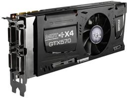 Ассортимент KFA2 пополнила 3D-карта GeForce GTX 570, рассчитанная на подключение до четырех мониторов