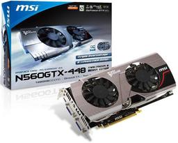 MSI оснащает 3D-карту на базе GeForce GTX 560 Ti 448 Core системой охлаждения Twin Frozr III, обеспечивает высокий потенциал разгона