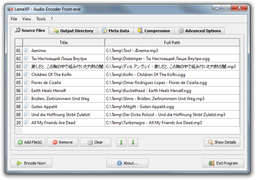 LameXP v.4.05 - графическая оболочка для MP3-кодека LAME