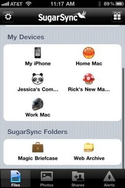 SugarSync 2.5 для iOS упрощает синхронизацию данных