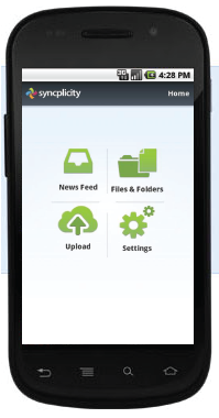 Syncplicity 1.0.3 для Android — доступ к файлам отовсюду