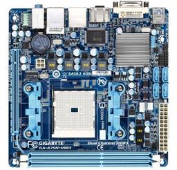 Системная плата GIGABYTE A75N-USB3 представлена официально