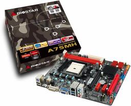 Системная плата BIOSTAR A75MH рассчитана на процессоры AMD в исполнении FM1
