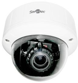 Вандалозащищенные купольные видеокамеры премиум-класса Smartec STC-3518 «день/ночь» 
