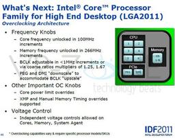 Intel расширит возможности разгона в будущих процессорах