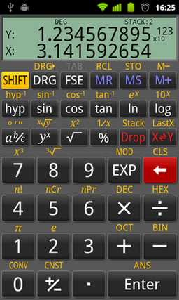 RealCalc Scientific Calculator 1.7.3 для Android — калькулятор для учебы и работы