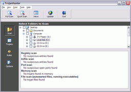 TrojanHunter v.5.5 Build 1002 - простой в использовании антивирус для Windows